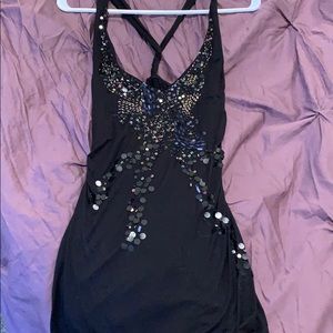 Juniors sequins tank